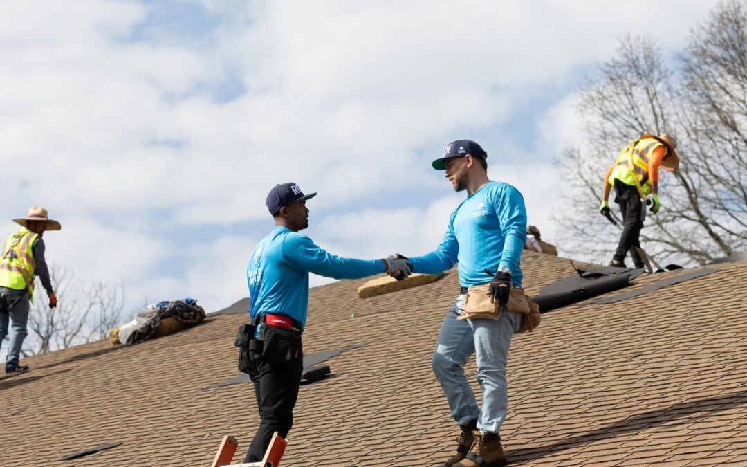Escalade Roofing - Roofers Shaking Hands