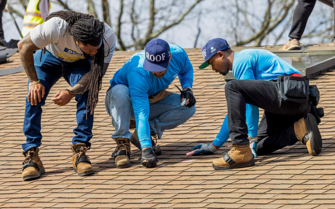 Escalade Roofing Team on Roof In Greensboro, NC