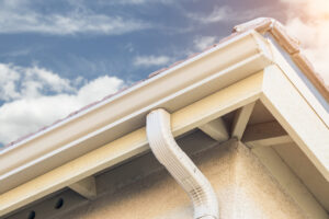gutter installation process scaled